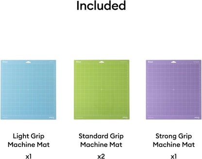 Cricut Lot de 4 tapis variés 30,5 x 30,5 cm, Variété