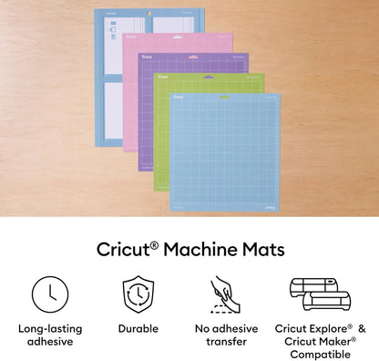 Cricut Lot de 4 tapis variés 30,5 x 30,5 cm, Variété