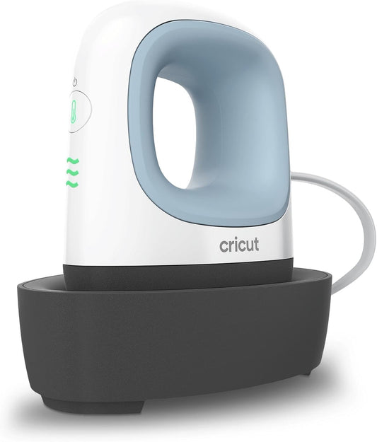Cricut EasyPress Mini | Presse à chaud compacte pour vinyle thermocollant (HTV), produits Infusible Ink et de sublimation | Bleu zen