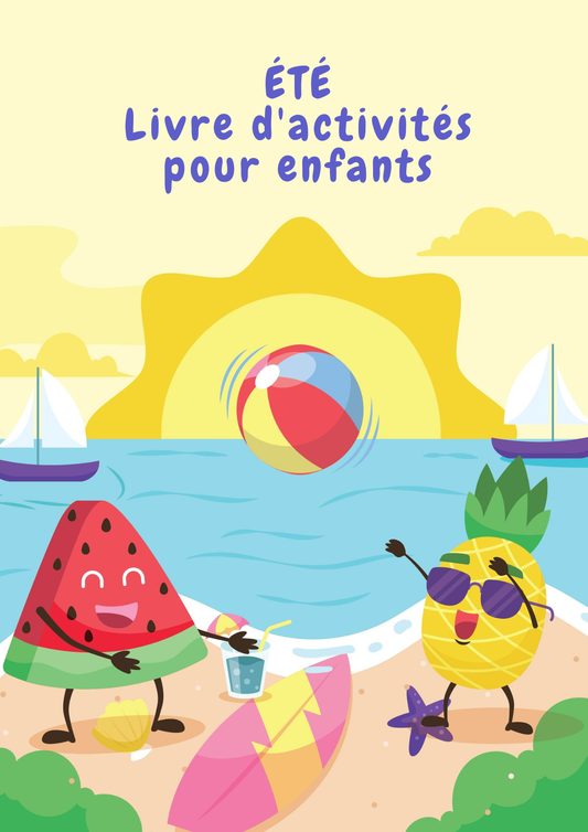 livre d'activités d'été pour enfants