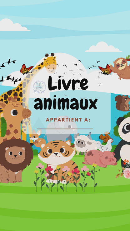 Livret d'activités a imprimer theme animaux